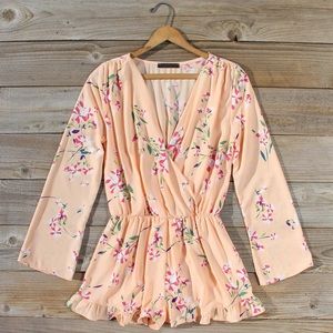 Spool 72 floral peach romper